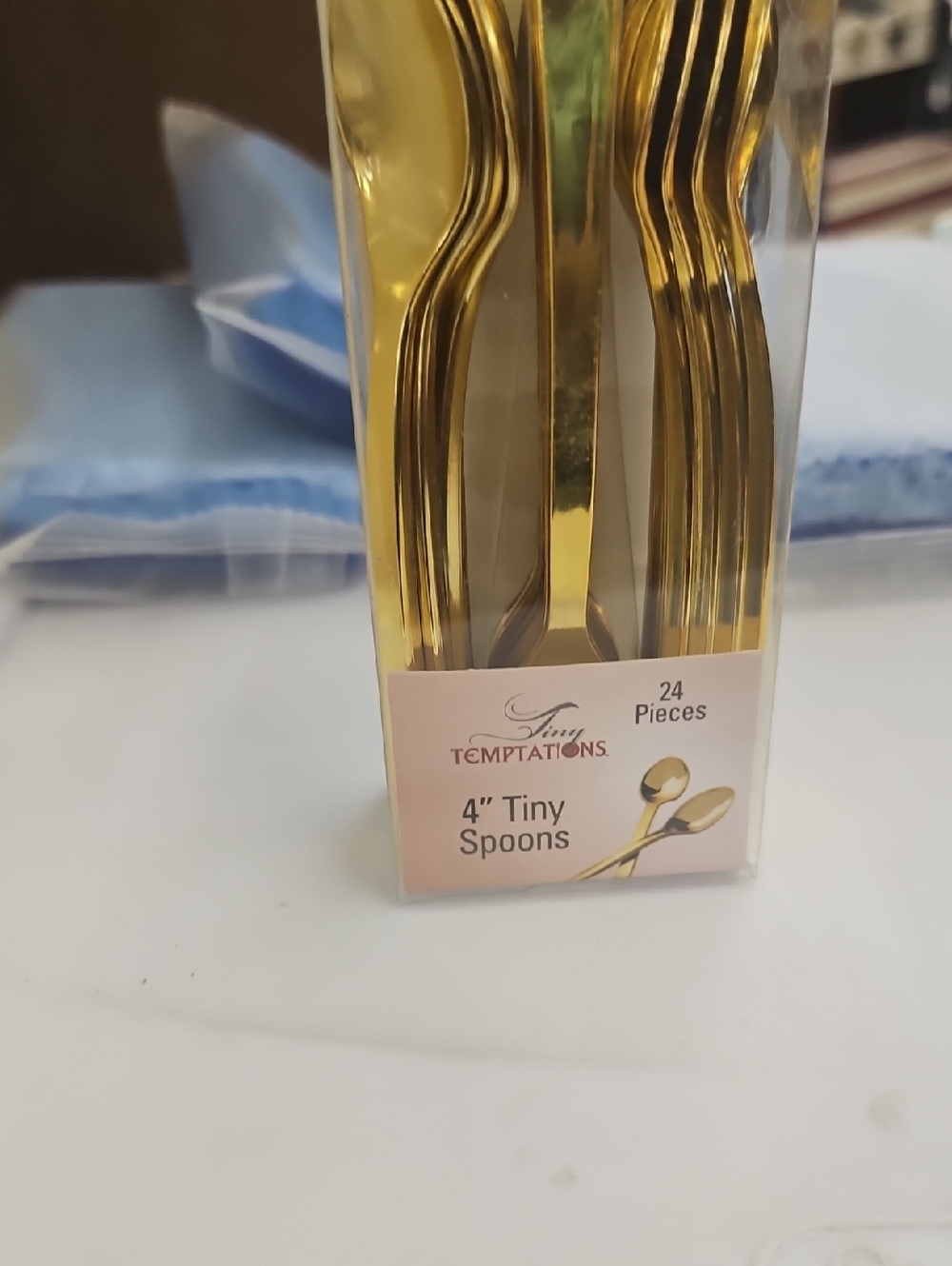 Temptations Gold Tiny 4" Spoons - Pack of 24